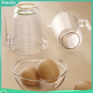 livecity|  Measuring Cup with 4 Measurement Unit Scale V-shaped Pouring Spout Measurement Cup Stackable 1000ml Plastic Measuring Cup with Anti-slip Bottom Essential for Accurate