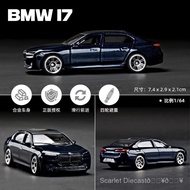 1: 64cca Car Model BMW i7 Boxed Super Handsome Mini Toy Car Alloy Car Boy Collection Ornaments 3 Yea