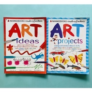 Nanmee Books/Art Ideas& Art Projects/Art Books For Children 6-12 Years Old/Secondhand Books/Set Of 2