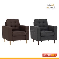 Jo ELLE - Roslyn 1 Seater Sofa/ Fabric Sofa