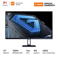 Xiaomi G27i Gaming Monitor 27 Inch 1080p HD IPS 165Hz 8-bit color depth 99% sRGB TUAV Low Blue Light Ultra Slim