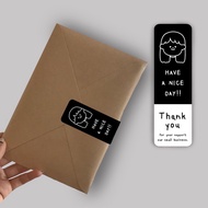 [DZ] ST602 - 90pcs Label Stickers Sticker Box Have A Nice Day Thank You