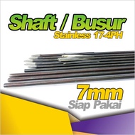 BAHAN SHAFT 17-4PH 7MM STAINLESS SPRING STEEL SPEARFISHING BUSUR PANAH IKAN PASER TERBAIK IMPOR