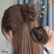 QBK6Q Claw Hair Bun High Temperature Fiber Women Scrunchies Hair Extension Donut Synthetic Curly Sho