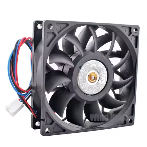 FFB0912VH High-Speed Cooling Fan 92mm Dual Ball Bearing 5000rpm DC12V 0.90A 3-Pin Chassis CPU Server