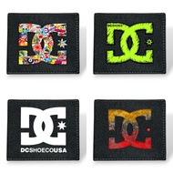 DcShoecousa Distro Cool Canvas Wallet DcShoecousa Distro Logo Zipper Folding Wallet 100% Premium Can