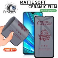 LAYAR Ceramic Matte Spy oppo A15S, oppo A3S, oppo A5S, oppo A77S Anti Privacy Screen Protector