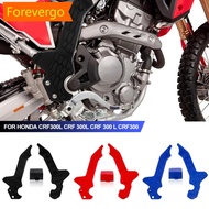 【Forever】1Pair Motorcycle Accessories Side Protection Cover Frame Guard Fairing Protector Panel For Honda CRF300L CRF 300L CRF 300 L CRF300 H2N2