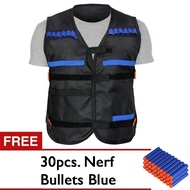 Protective Waterproof Toy Vest With Free 30 Pcs Nerf Bullets Darts for Nerf Game Series