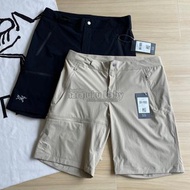 ARCTERYX Shorts GAMMA LIGHTWEIGHT 9吋純色Logo刺繡直筒中腰男裝 短褲