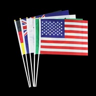 No. 7 Small National Flags World National Flags Small Flags Flags Hand-Waving Flags Small Red Flags 