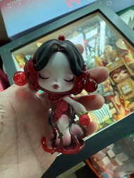 泡泡瑪特skullpanda情人節限定