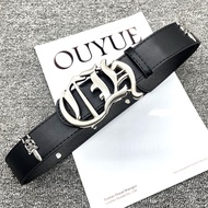 Men Belt Black Holy Sword Irregular Letter Retro y2k