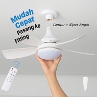 40W ceiling fan light includes fan remote ceiling fan light
