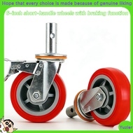 Heavy Duty Scaffolding Caster Wheel 6 Inches With Brake Heavy Duty Trolley Wheel
