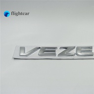 flightcar For Vezel Car Rear Trunk Emblem Decal Logo Badge Sticker Sign