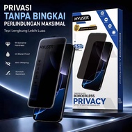 LAYAR Tempered Glass Borderless Anti Spy Privacy Glossy Ultrathin 0.18MM for Samsung S25 Samsung S25