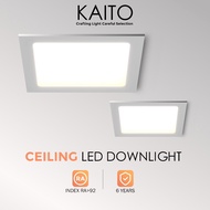 【SIRIM】 KAITO LED Downlight 12W 18W Lampu Led Siling Ceiling Light Downlight 4 Inch 6 Inch Down Ligh