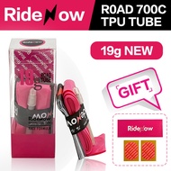 Ridenow Ultralight 19g TPU Tube 700x18-28c Road Bike Inner Tire 45mm/65mm/85mm 700c Super Light Inner Tube For Bike Dics Brake