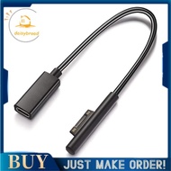 【daisybroad】For SURFACE Connect to USB-C Charging Cable Compatible for SURFACE Pro7 Go2 Pro6 5/4/3 Laptop1/2/3 &amp; for SURFACE Book