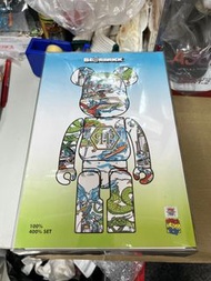 Bearbrick 100% + 400% WF fashion philipp plein