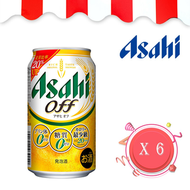 朝日 - ASAHI 零糖無嘌呤 OFF 啤酒 350ml x 6