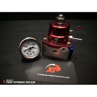 Fuel Regulator AEROMOTIVE FPR-005 Red with meter