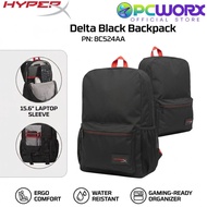 HyperX Delta Black Gaming Backpack 16" Laptop Bag Travel Backpack PN 8C524AA