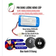 PIN  NÂNG CẤP DUNG LƯỢNG CHO ROBOT HÚT BỤI ILIFE X660/X661/A4/A4S/A6/A7/A8/A9 (CHUẨN LG/SAMSUNG BẢO 