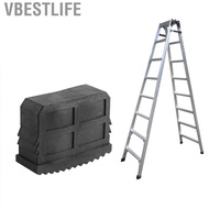 VBESTLIFE Rubber Ladder Feet  Pack of 2 Non Slip Replacement Step Black 2.4 x 1.8 0.9inch
