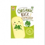 Apple Monkey Organic Rice Cracker Spinach 30g