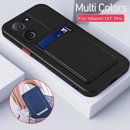 Casing For Xiaomi 13T Pro 13TPro 5G 13Pro Xiaomi13T 13 Pro Xiaomi13TPro 5G Soft TPU Silicone Phone Case Camera Lens Protection Fashion Couple Card Slot Shockproof Casing Back Cover
