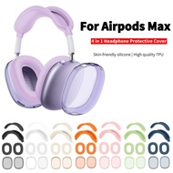 【24H SHIP 】Silicone Case for Apple AirPods Max Protective Cover Transparent TPU for AirPods Max Wire