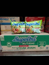 Supermi Nutrimi Steak Ayam/Mie Goreng/1 Dus/Isi 20 Pcs/Nasrul shop