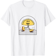 Meat Pie Empanada Gourmet Retro Cartoon Food T-Shirt