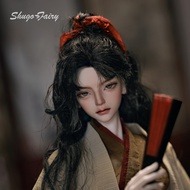 Shuga fairy Morty B Original BJD Doll 1/4 45cm with Bubo Wuxia Style Swordsman Male Ball Jointed Dol