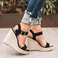 2022 New Ladies Shoes Platform Sandals Women Comfortable Wedges High Heels Pumps Sandalas Espadrille