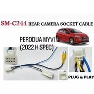 Perodua Myvi 2022 H Spec PAL System Camera In Socket Reverse Parking Camera