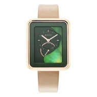 Titan Wander Green Mother Of Pearl Dial Leather Strap Watch 2676WL01