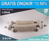 Handle Pintu Rumah/ Gagang Pintu Rumah/ Pull Handle Dahlia batu Marmer