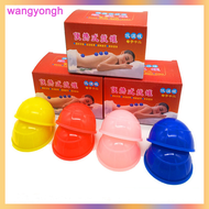 wangyongh Bộ 12 Cốc giác hơi trị liệu bằng silicon chuyên nghiệp cốc mát xa Cốc giác hơi chân không