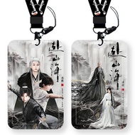 New Product Student Campus Meal Card Holder Access Control Bus Metro Card Work ID Card Holder Keycha