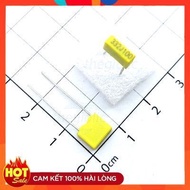 [20 Pieces]- Yellow Candy Capacitor 3.3nF 332J 100VDC CL71 ChipViet Store