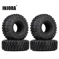INJORA a1 4Pcs 121*45MM Soft Rubber Tyre 1.9" Wheel Rock Terrain Tire for 1/10 RC Crawler Car T