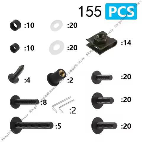 Motorcycle Fairing Bolts Body Screws Nuts Kit Fastener Clips For Yamaha YZF 600 1000 R1 R6 R3 R15 R2