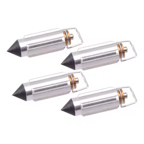 beler 4Pcs Carburetor Carb Float Valve Needle Kit Fit For Yamaha xc180 riva sr250 exciter fzr400 fj6