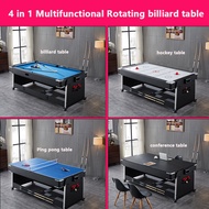 7-foot 4-in-1 Billiard Table Pool Table Adult American Black 8 Billiard Table Household Dining Ping 