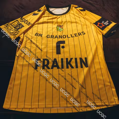 The Latest BM Granollers 26/25 Spain Handball Jersey 3D Print Sports Casual T-Shirt Breathable Mens 