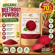 Serbuk Beetroot Organik 3F Food | Organic Beetroot Powder | Energy Booster | Heart Health | Natural 