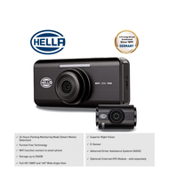 Hella Driving Video Car Recorder DR820 GPS Module WiFi 2 Channel Front/Rear Full HD 24Hours Recorder